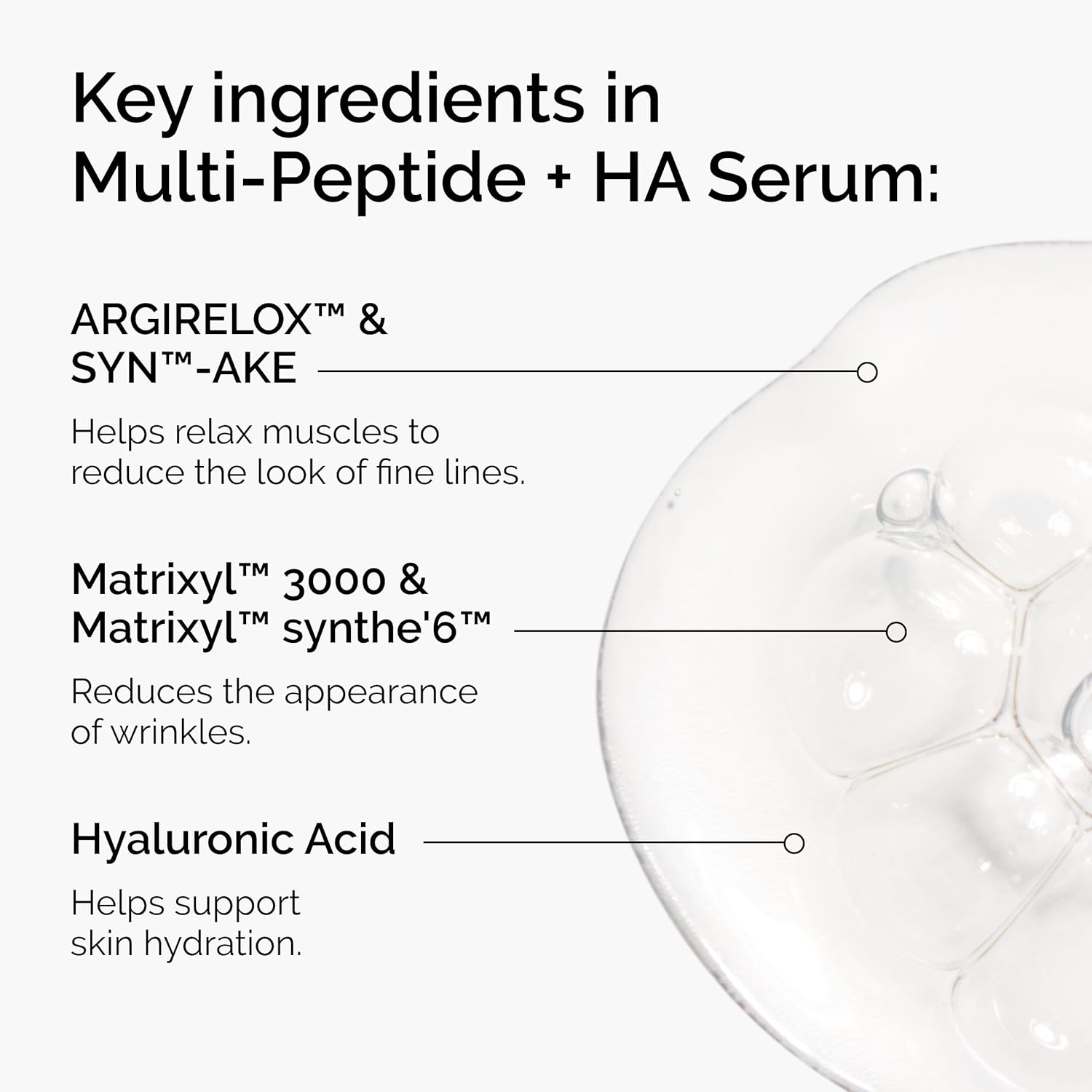 The Ordinary Multi-Peptide + Hyaluronic Acid Serum — close-up