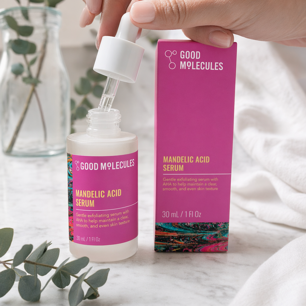 mandelic-acid-vs-glycolic-acid in use