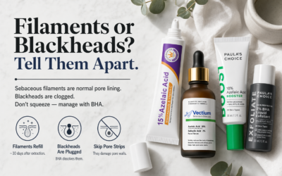 Sebaceous Filaments vs Blackheads: How to Tell the Difference (and Stop Trying to Squeeze Them)