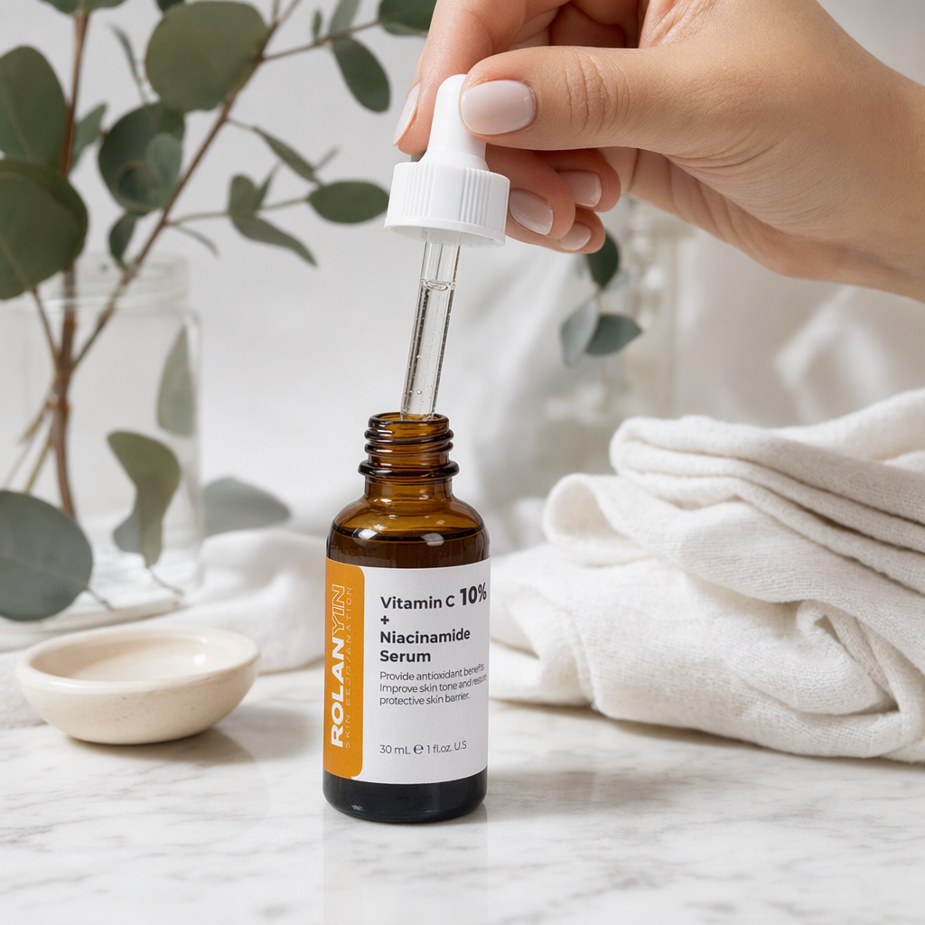 vitamin-c-vs-niacinamide in use