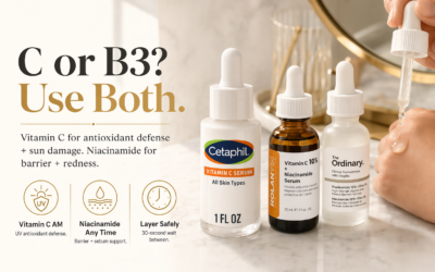 Vitamin C vs Niacinamide: When to Choose Which (and When to Combine)