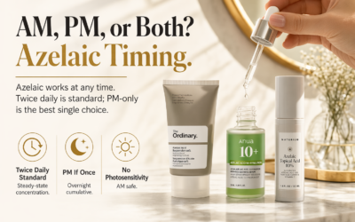 When to Use Azelaic Acid in Routine: AM, PM, or Both?